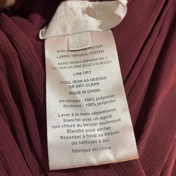 Long Bridesmaid Dress with Beaded Straps - Picture 2 of 4